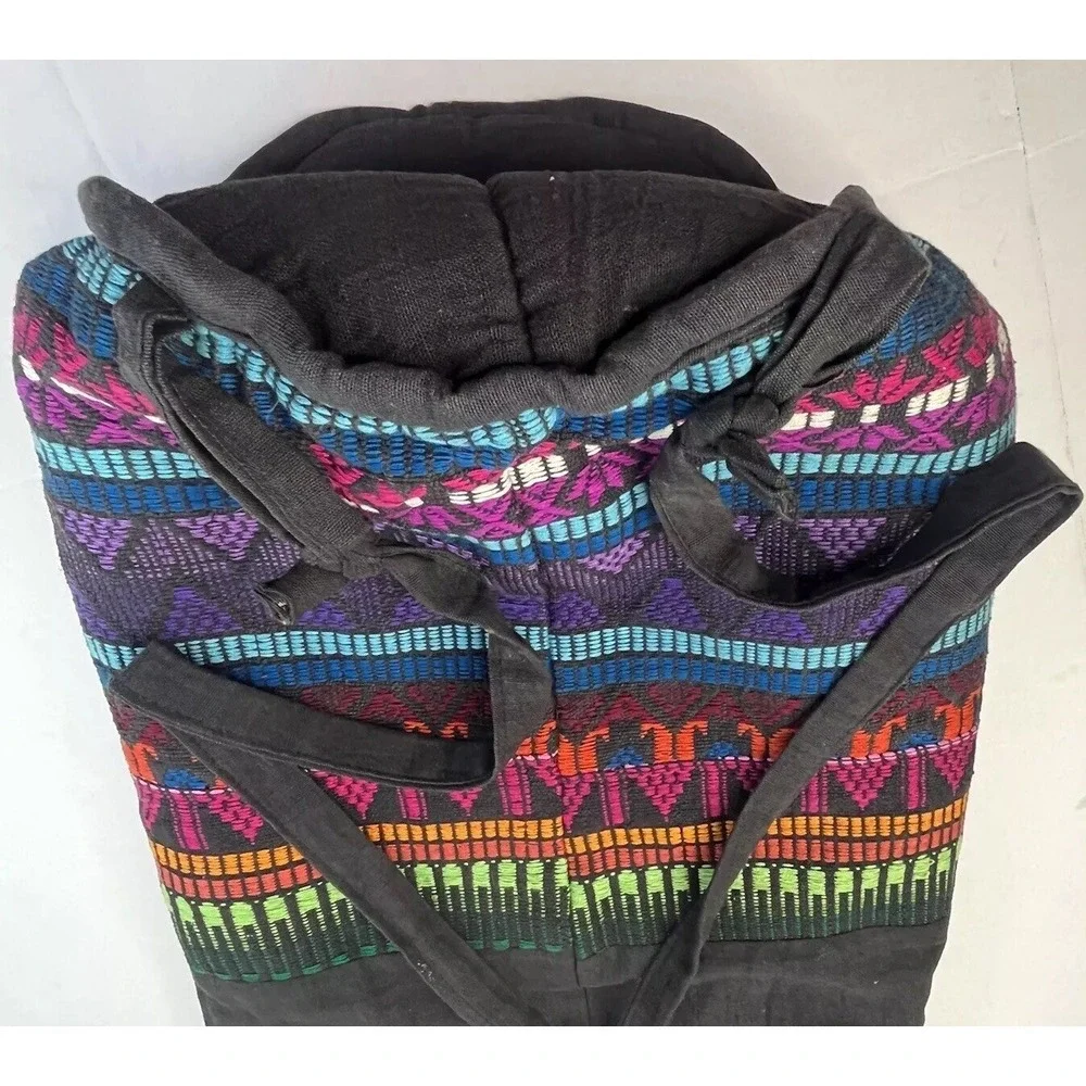 Lightweight Multicolor Boho Hippie Reusable Shopping‎ Backpack Nature Organics